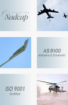 G R Babcock Co. is NADCAP Accredited, certified under the AS9100 Aerospace Standard, and is an ISO 9001 Certified Supplier.